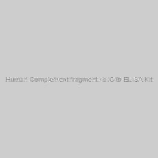Image of Human Complement fragment 4b,C4b ELISA Kit